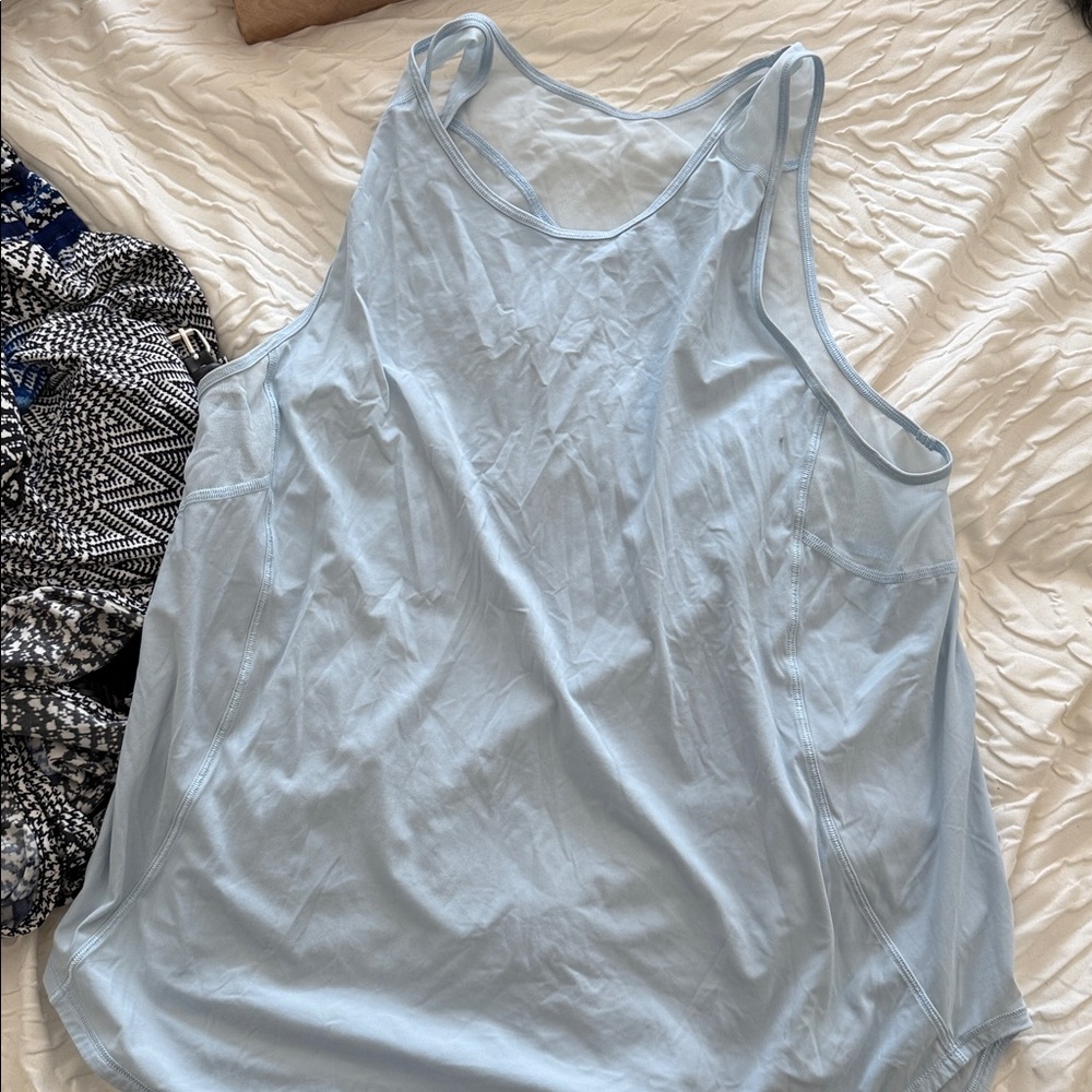 lululemon athletica Light Blue Tank Top